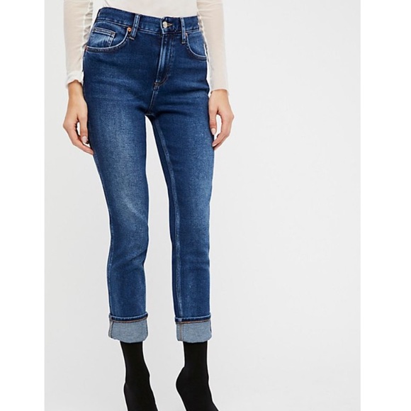 deep cuff jeans